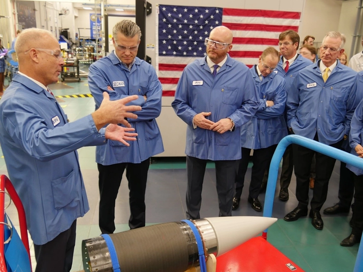 Boeing hosts U.S. Secretary of War at its PAC‑3 seeker factory