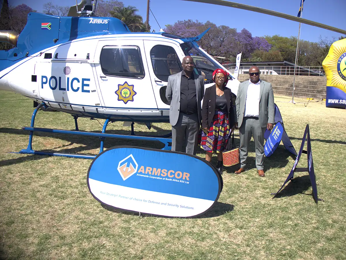 Armscor handover helicopters to SAPS capacity