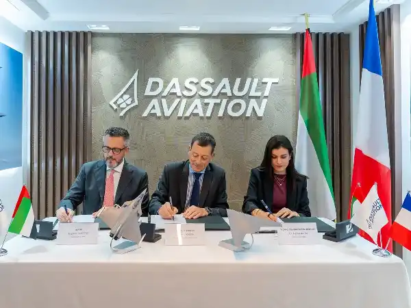 Dassault Aviation, TII, and ASPIRE sign agreement
